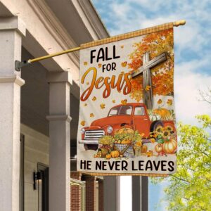 fall for jesus garden flag