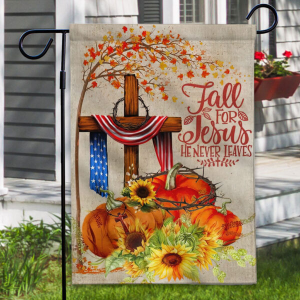 fall for jesus flag