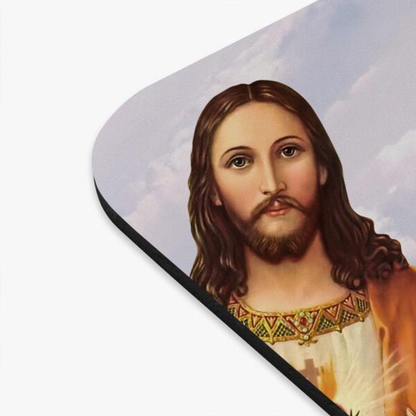 funny jesus mouse pad