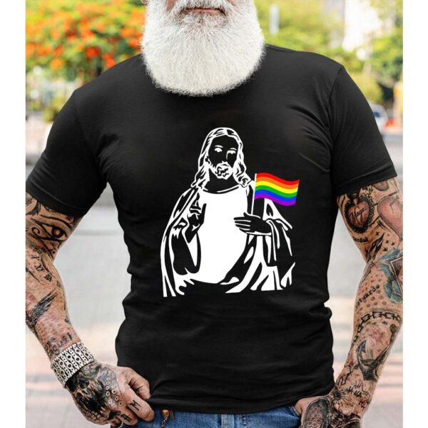 gay jesus t shirt