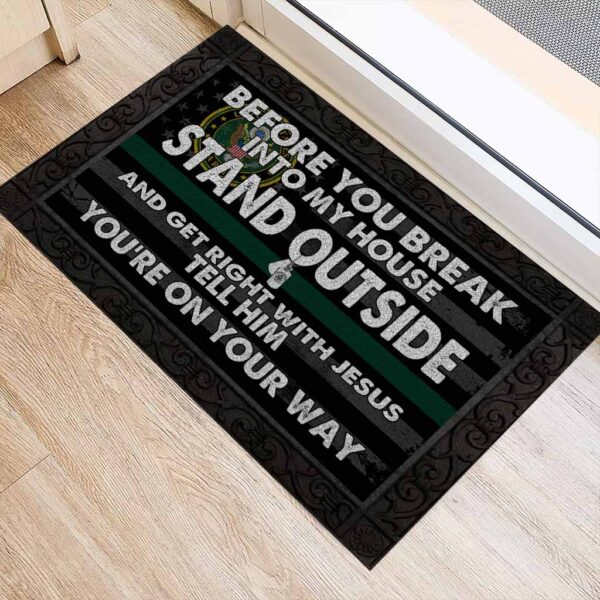 door mat get right with jesus