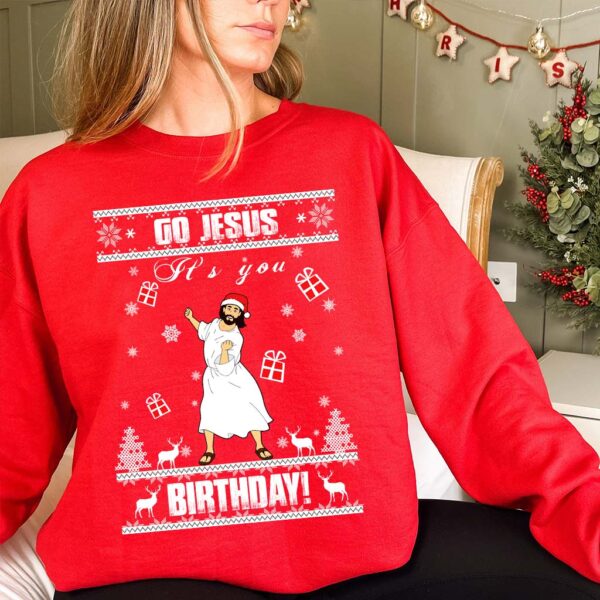 go jesus its your birthday sweater