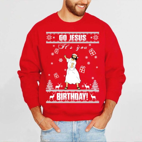 go jesus its your birthday sweater