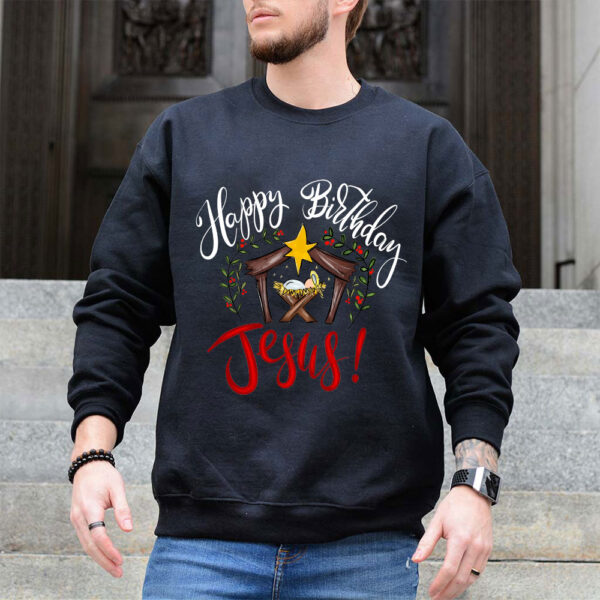 happy birthday jesus sweater from love hard