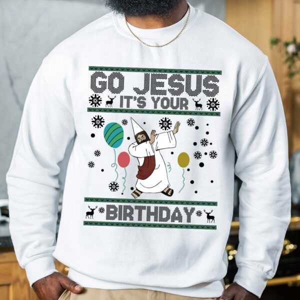 sweater happy birthday jesus