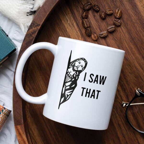 i saw that jesus mug