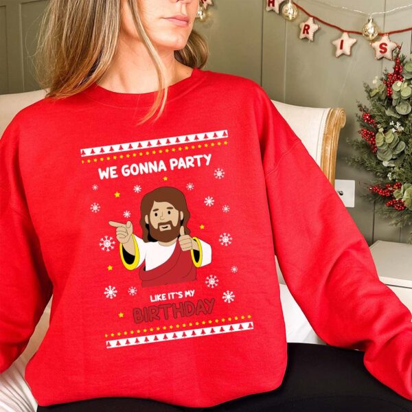 i wanna party with jesus sweater