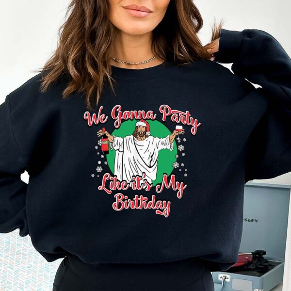 i wanna party with jesus sweater