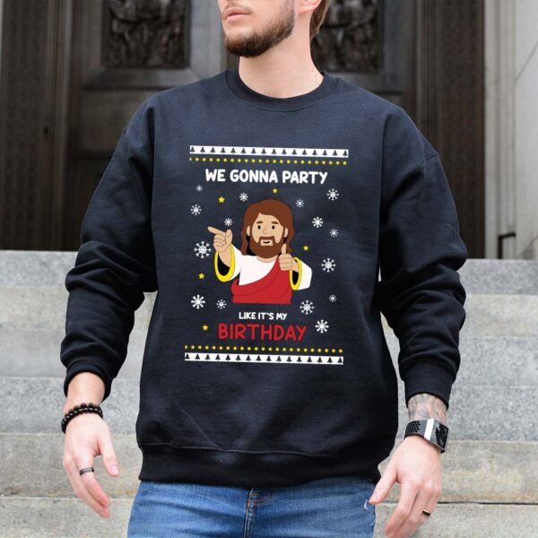 i wanna party with jesus sweater