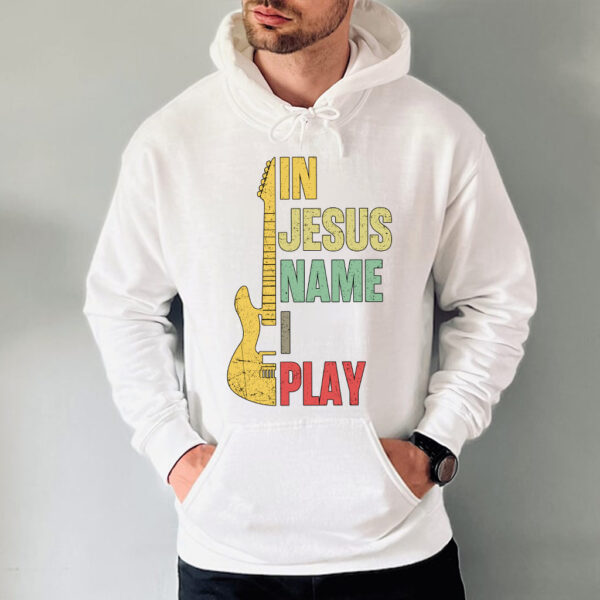 in jesus name i play hoodie