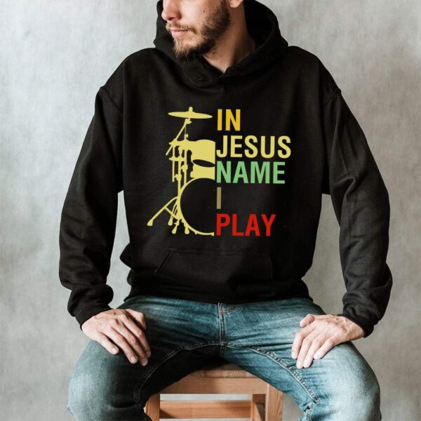 in jesus name i play hoodie