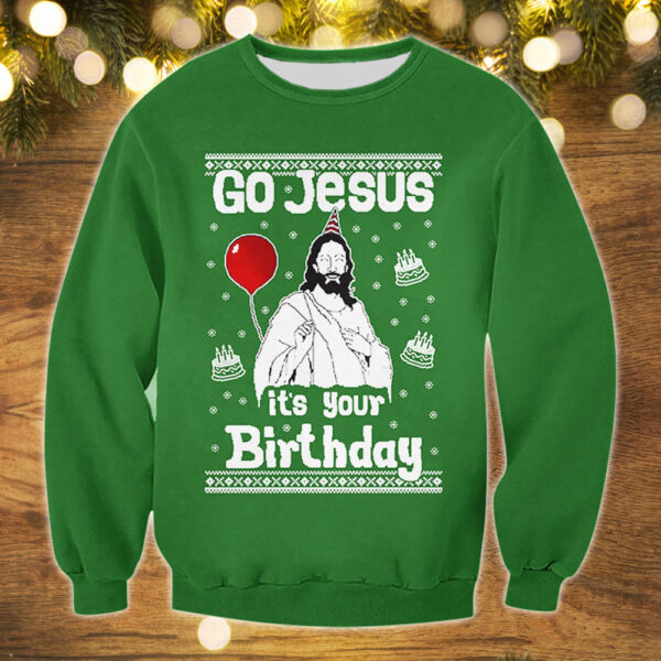 it's my birthday jesus sweater