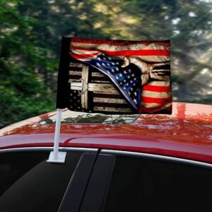 jesus car flags