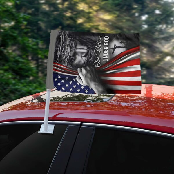 jesus car flags