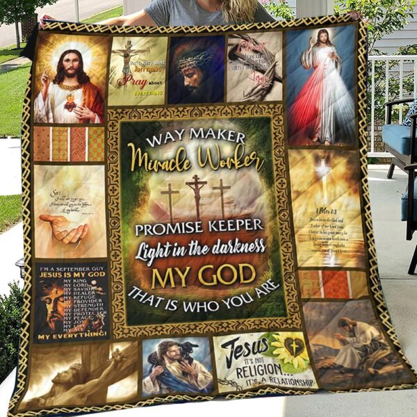 jesus christ quilt