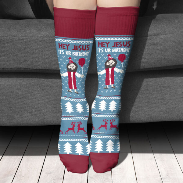 jesus christmas socks