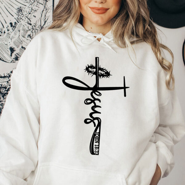 jesus cross hoodie