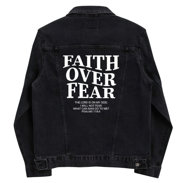 jesus denim jacket