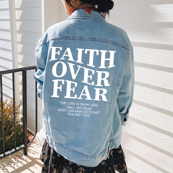 jesus denim jacket