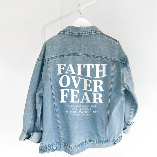 jesus denim jacket