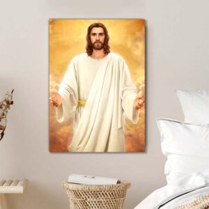 jesus face canvas