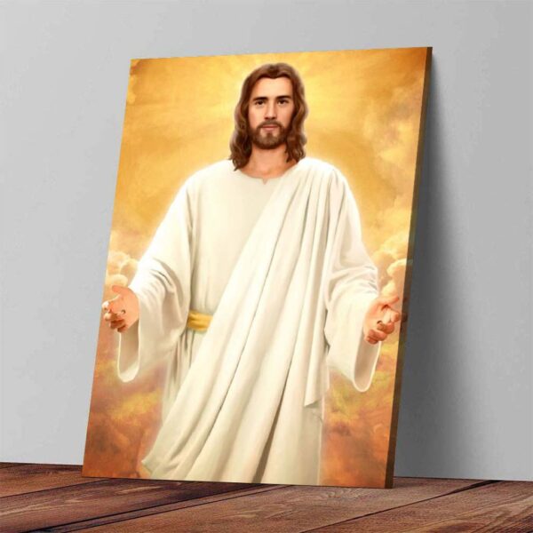 jesus face canvas