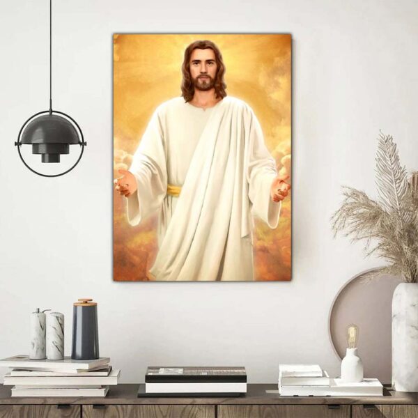 jesus face canvas