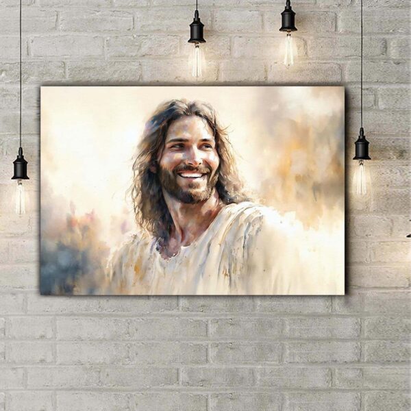 jesus face canvas