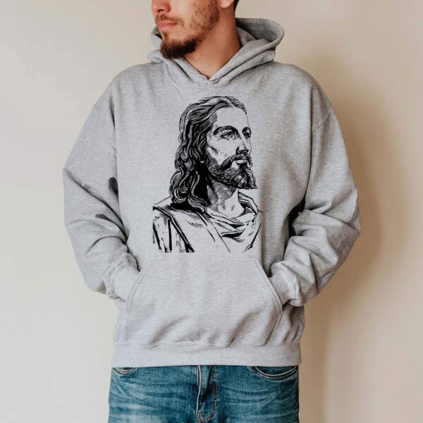 jesus face hoodie