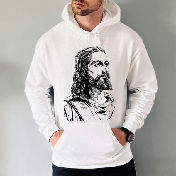 jesus face hoodie