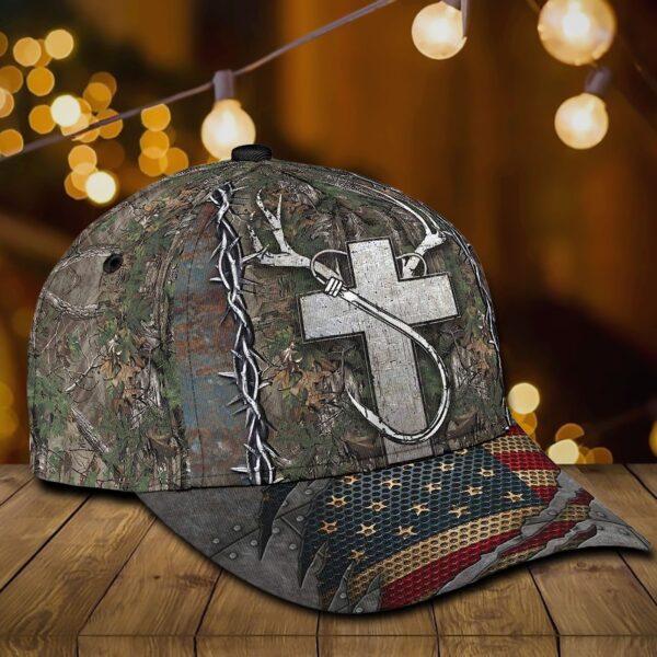 jesus fish trucker hat