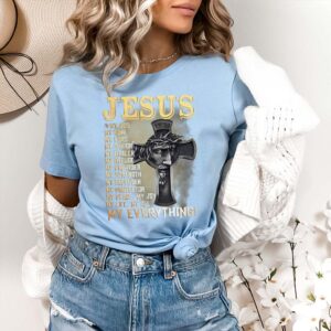 jesus is king blue shirt