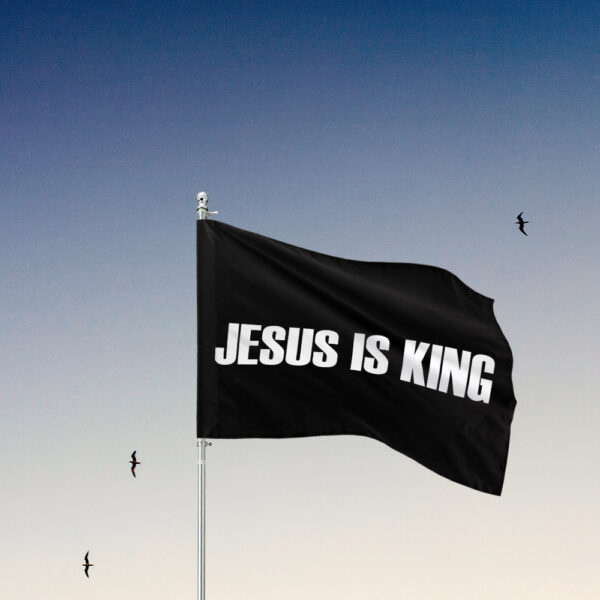 jesus is king flag