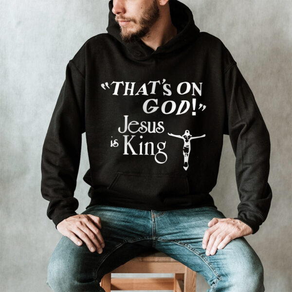 jesus is king hoodie yellow