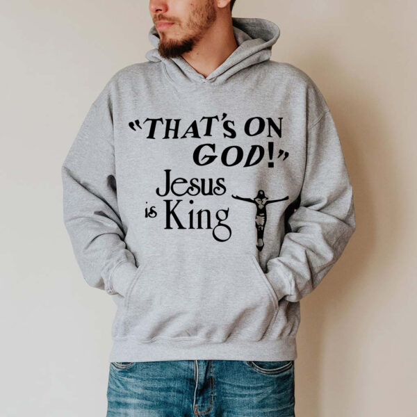 jesus is king hoodie yellow