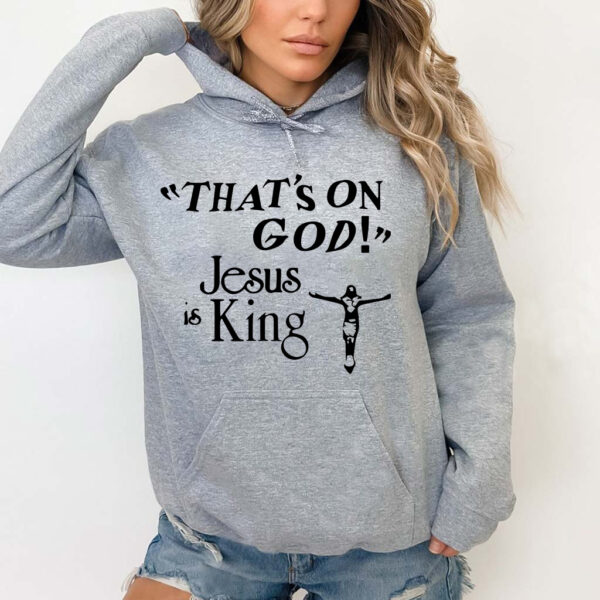 jesus is king hoodie yellow