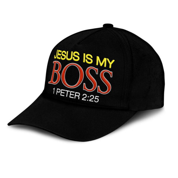 jesus is my boss baseball cap