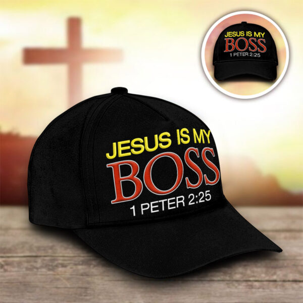 jesus is my boss cap