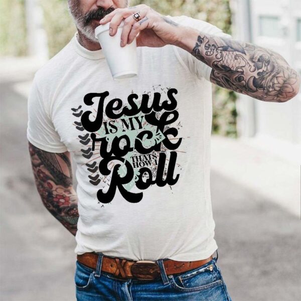 jesus is my rock t shirt