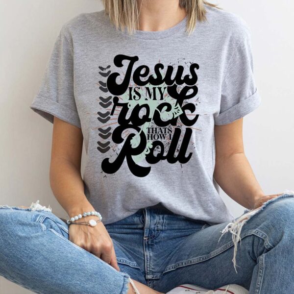 jesus is my rock t shirt