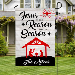 jesus is the reason for the season house flag