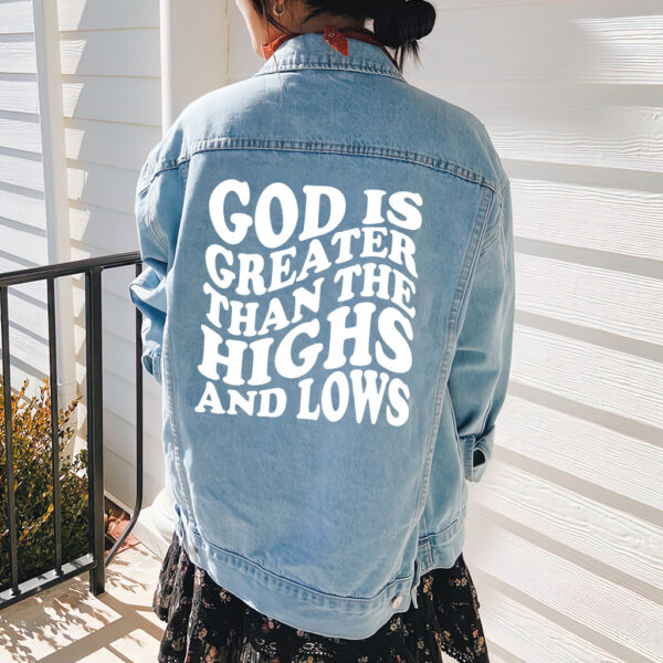 jesus denim jacket