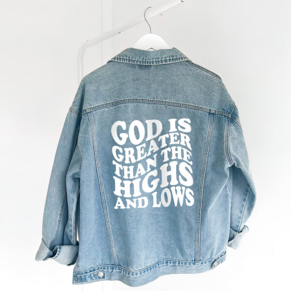 jesus denim jacket