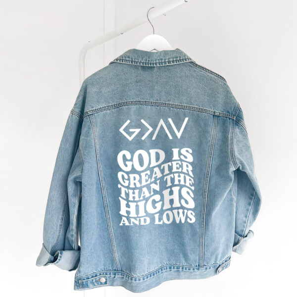 jesus jean jacket