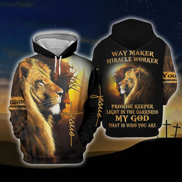 jesus lion hoodie