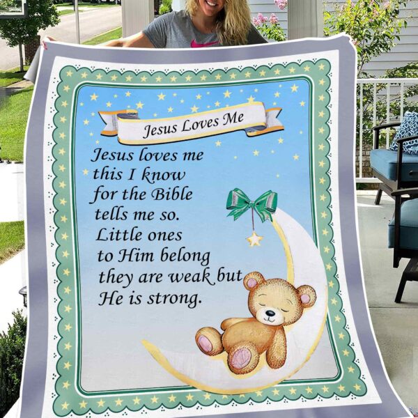 jesus loves me blanket