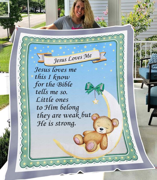 jesus loves me blanket