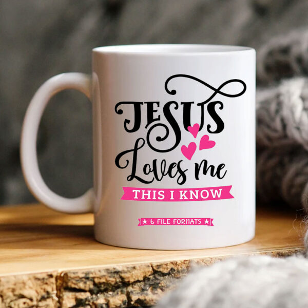 jesus loves winners mug