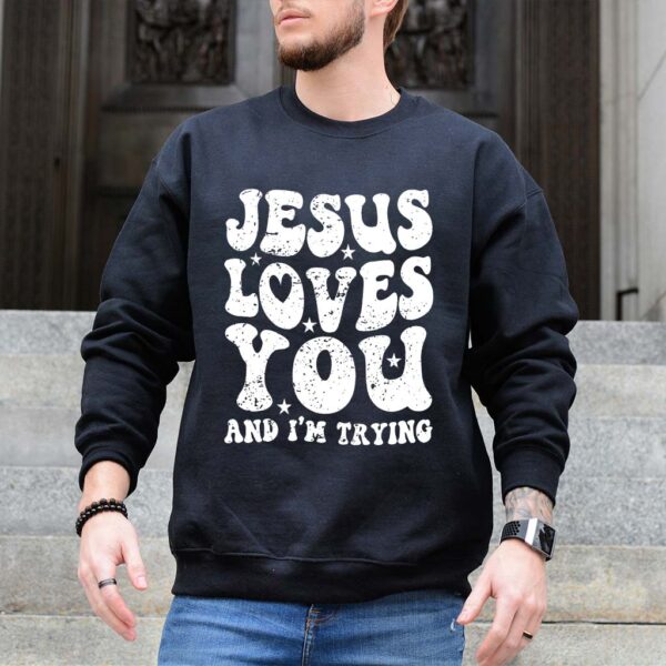 i love jesus but i cuss a little sweatshirt