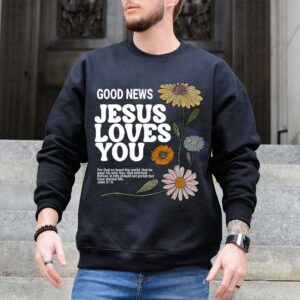 jesus loves you apparel